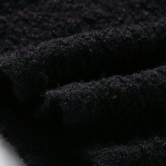 Black Casual Women's Contrast Color Casual Wide Leg Pants - Picture 3 of 11